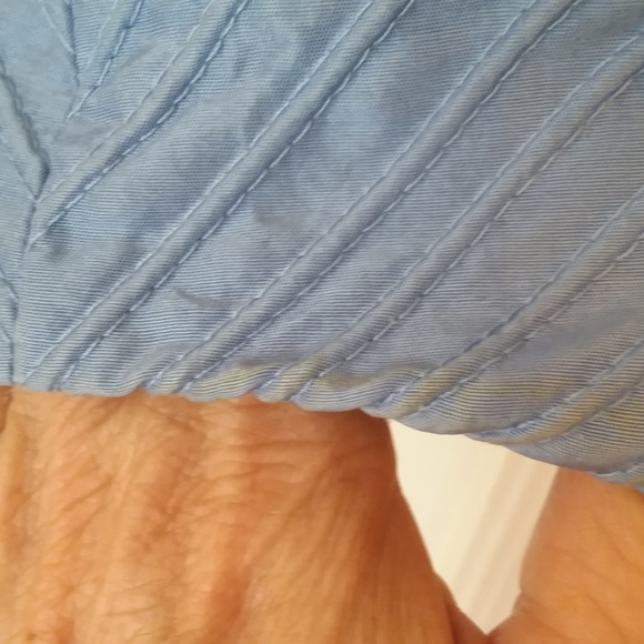 Blue Silk Blazer by Silk Club Collection - Picture 7 of 7